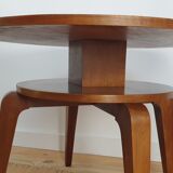 Pedestal table in Scandinavian taste around 1960