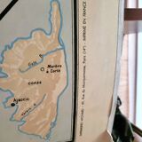 Vidal Lablache wall map