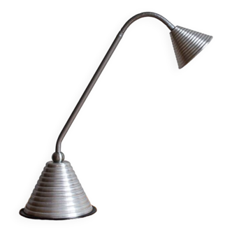 Brushed aluminum lamp type a9303, ikea, 80s-90s