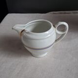 Teapot, sugar bowl, milk jug, jam jar.