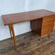 Scandinavian teak desk design 1960 feet spindles