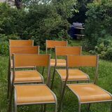 Set of 6 school chairs