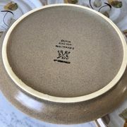 set of 4 sandstone dessert plates Niderviller Doria Ste Radegonde hand painted white years