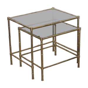 tables gigognes en laiton