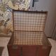 Vintage vintage old travel trunk dating from the 1920s/1940s