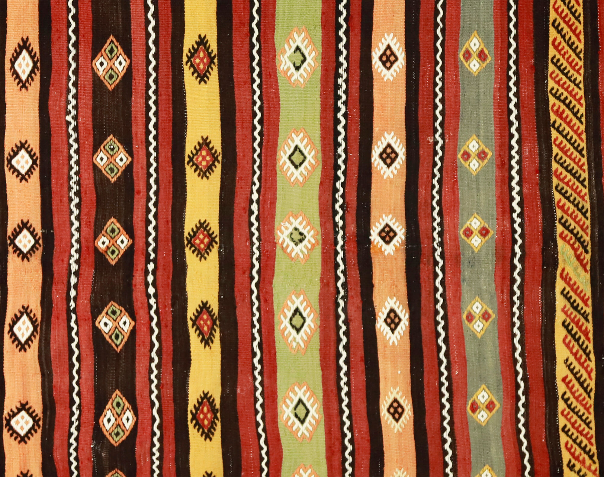 Anatolian handmade kilim rug 296 cm x 160 cm