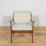 Pj112 armchairs by ole wanscher for poul jeppesens, denmark, 1960s, set of 2
