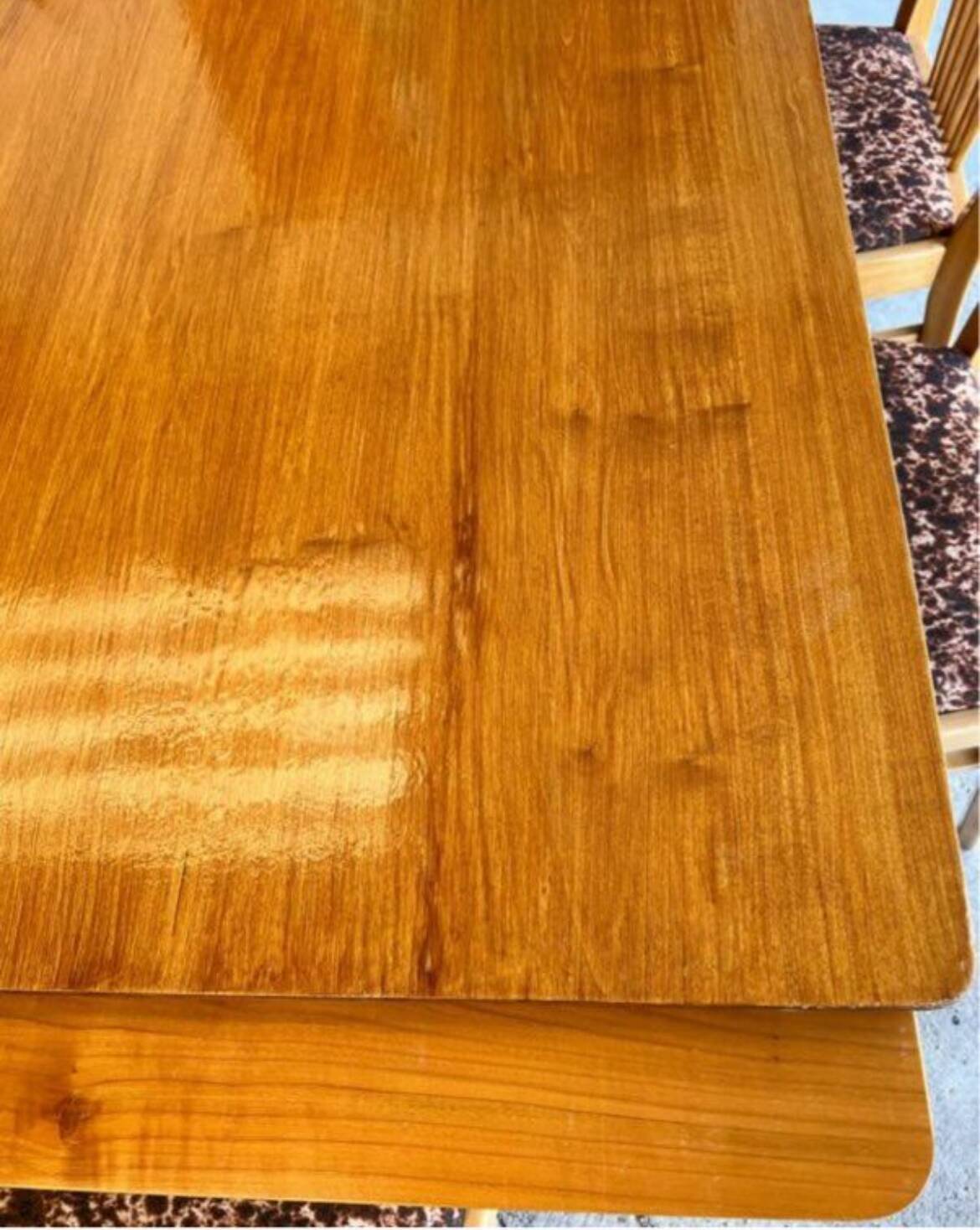 Vintage Scandinavian wooden table