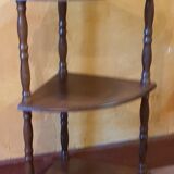 Corner shelf, vintage, wooden