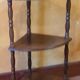 Corner shelf, vintage, wooden