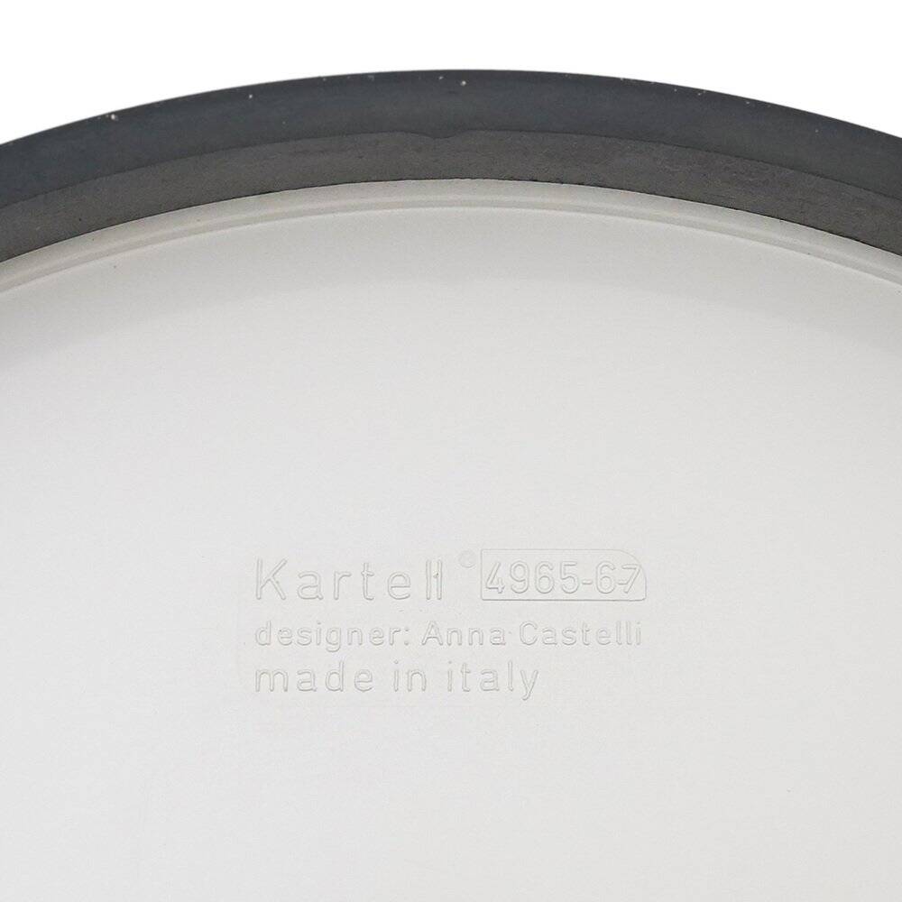 White modular storage unit by Anna Castelli for Kartell, 1970s.