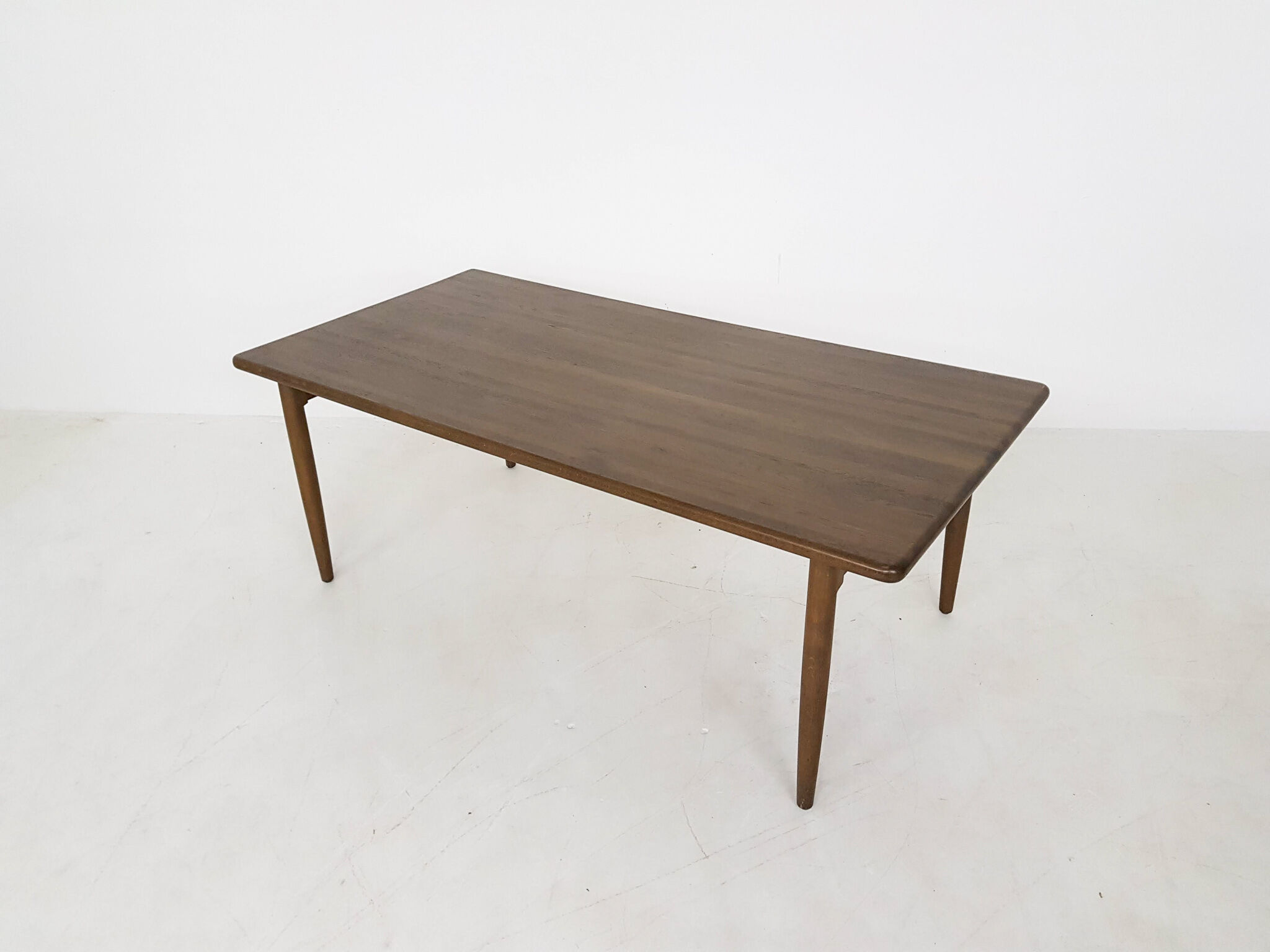 Oak dining table, The Netherlands 1960's