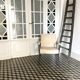 Vintage skai heater chair
