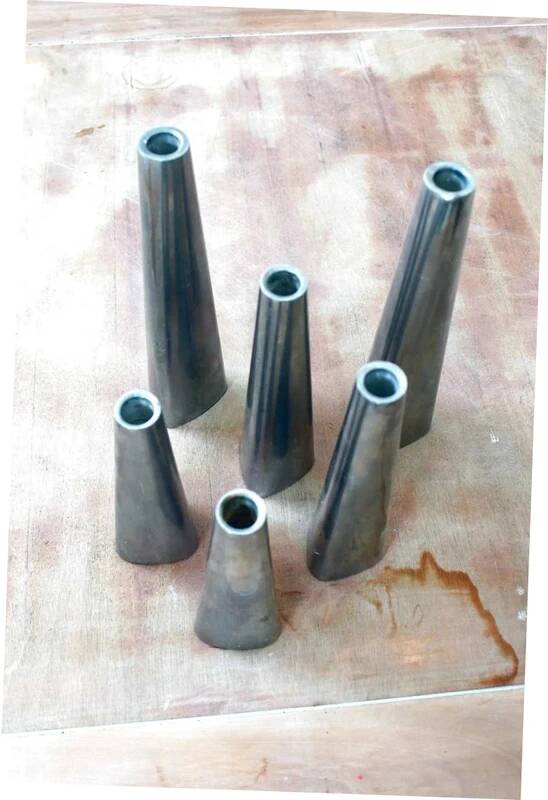 6 vintage design chrome candle holders by Ehlen Johansson for Ikea from around 1990.