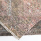 Faded brown & beige turkish runner rug 339x91cm