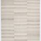 Striped Pattern Brown & Cream Vintage Kilim Rug, 220x300Cm
