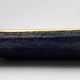 DECORATIVE CERAMIC DISH SIGN GEORGES PELLETIER GEOMETRIC DRAWING BLUE AND GOLD COLLECTION