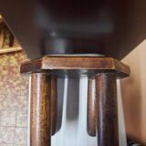 Solid oak stool