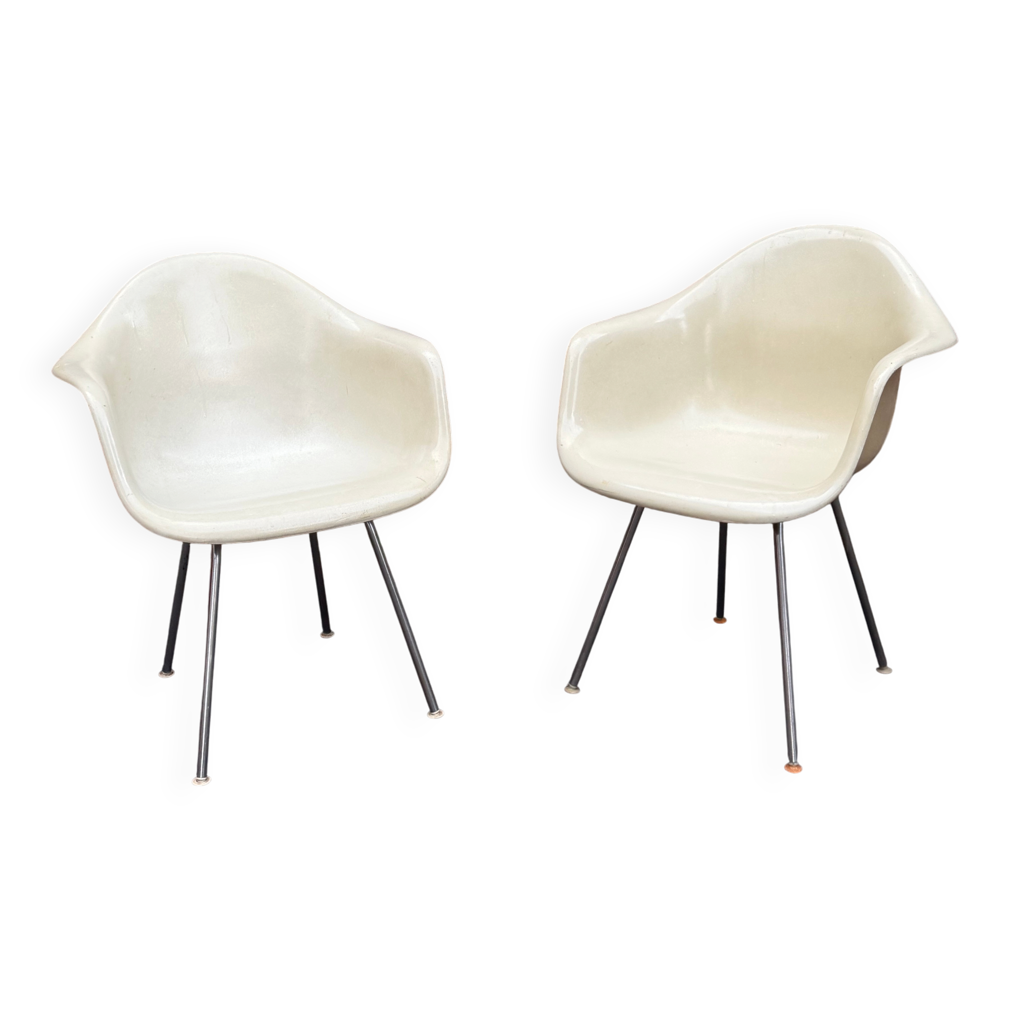 Paire de Fauteuil DAX - Charles & Ray Eames