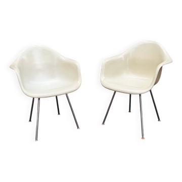 Pair of DAX Armchairs - Charles & Ray Eames