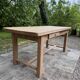Table de ferme rénové 180cm double tiroir