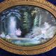 Gilded metal box with watercolor miniature