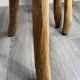 Pair of solid wood farmhouse stools