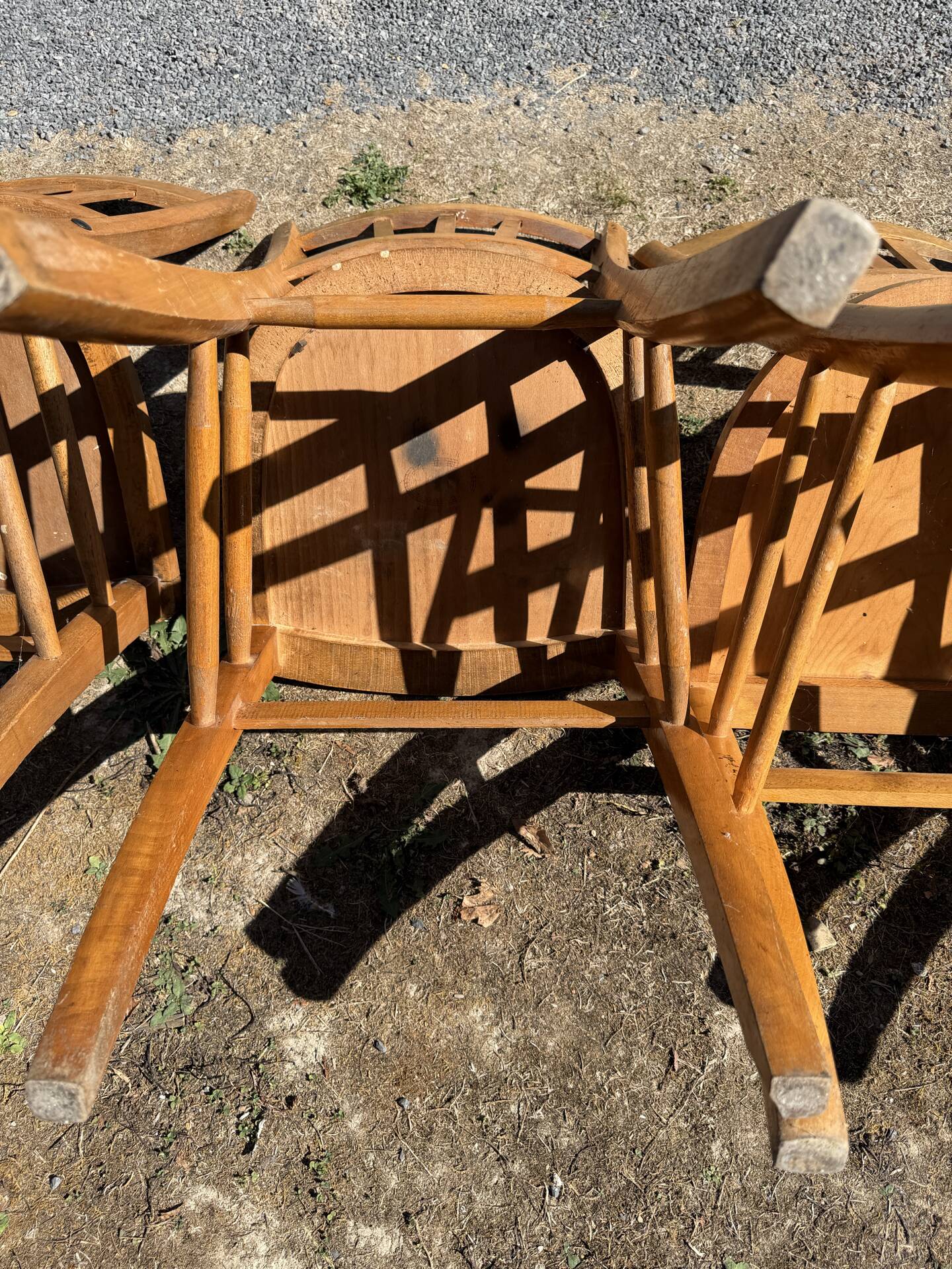 Set of 6 vintage Luterma bistro chairs
