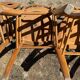 Set of 6 vintage Luterma bistro chairs