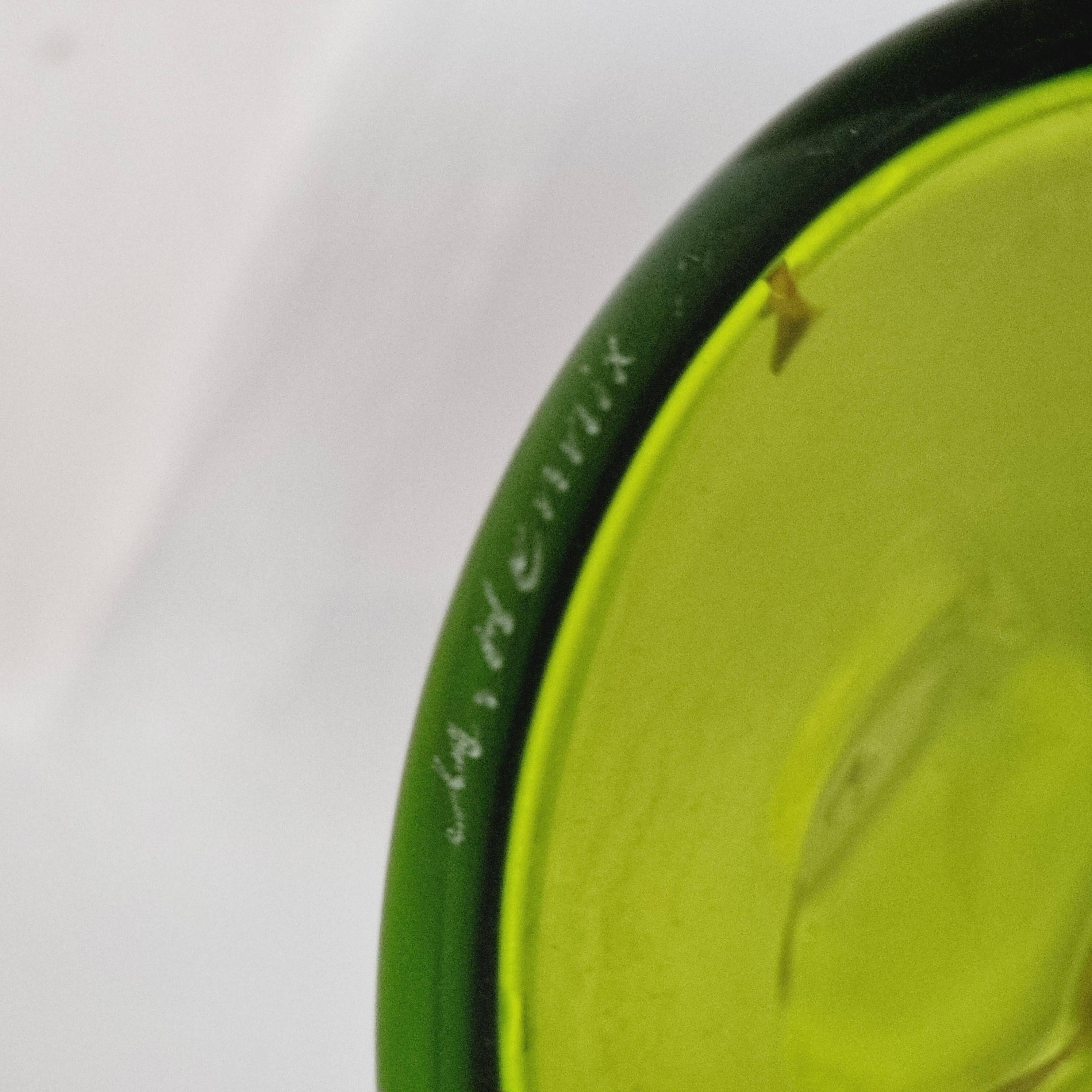 Large glass vase Margareta Hennix, Reijmyre, Sweden post-modern