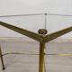 Golden brass coffee tables