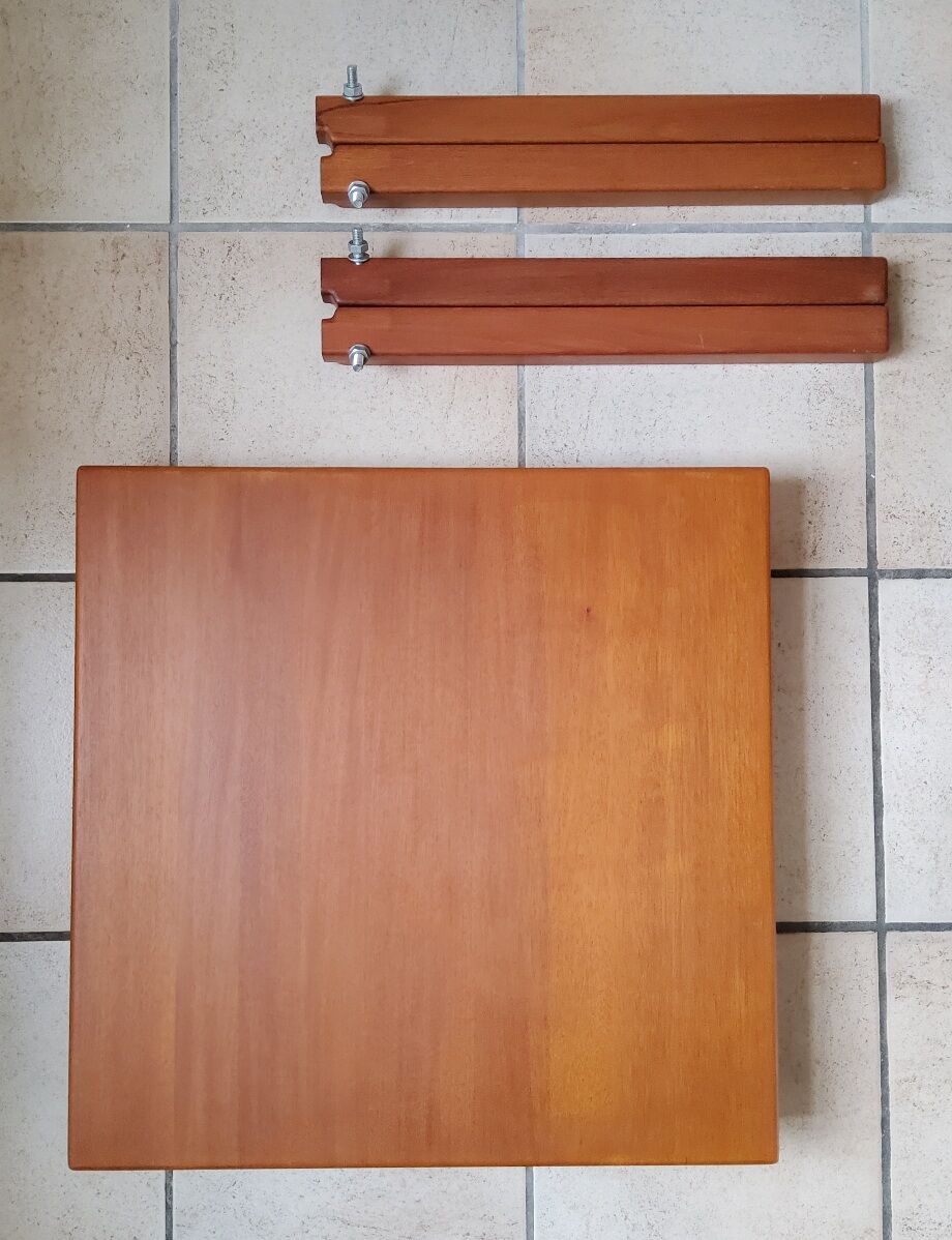 Pair of vintage coffee tables by Brodrene Andersen, Denmark 1960s