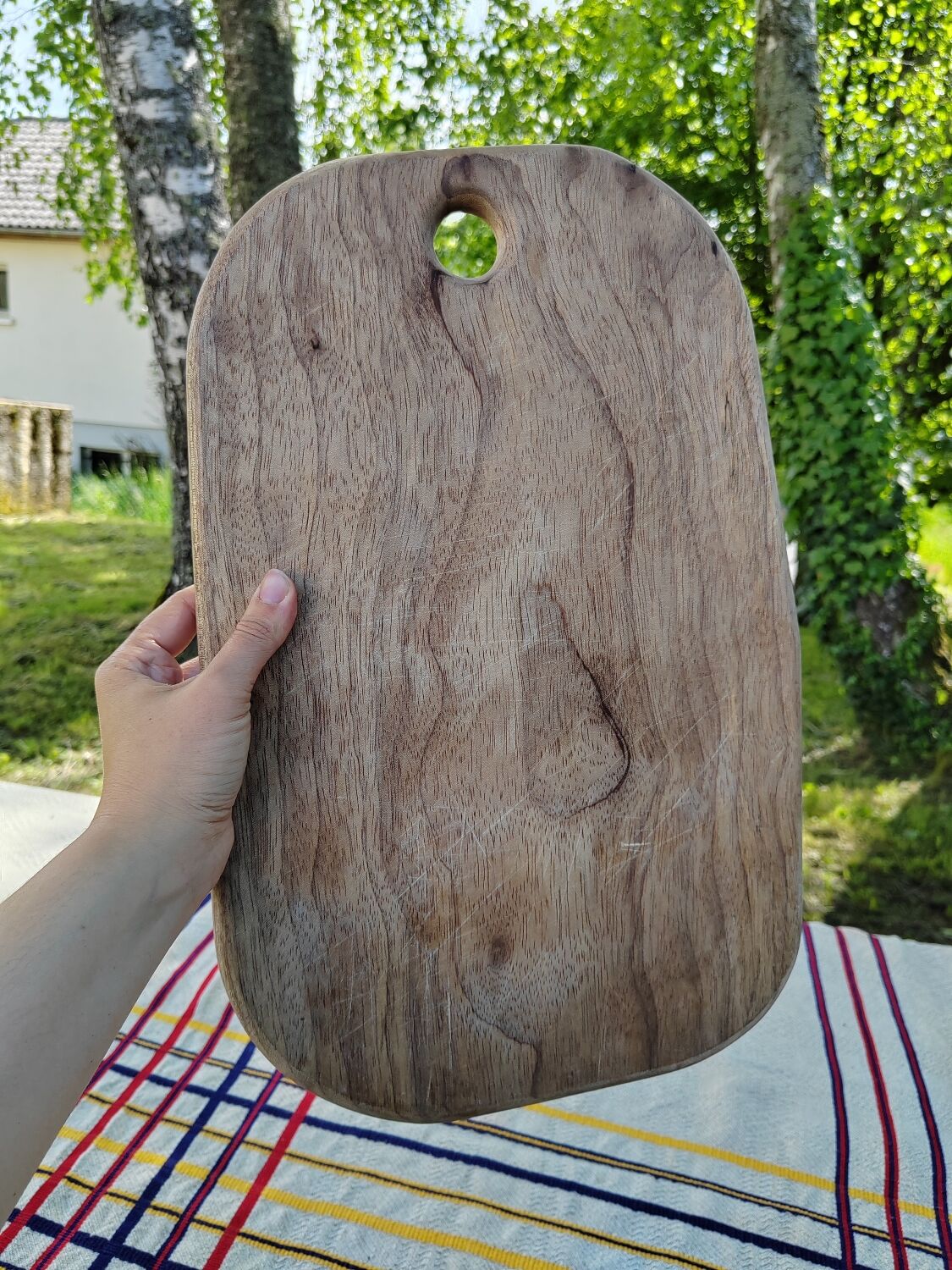 Cutting board 44x28cm organic shape