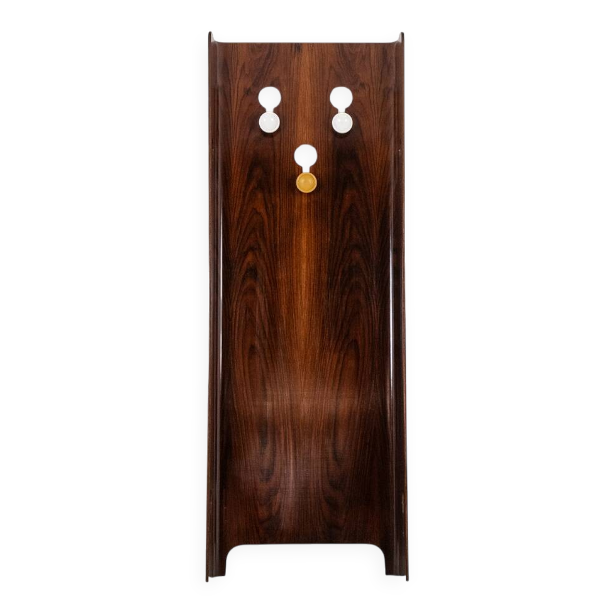 Carlo di Carli. Rosewood veneer coat rack. 1960s.