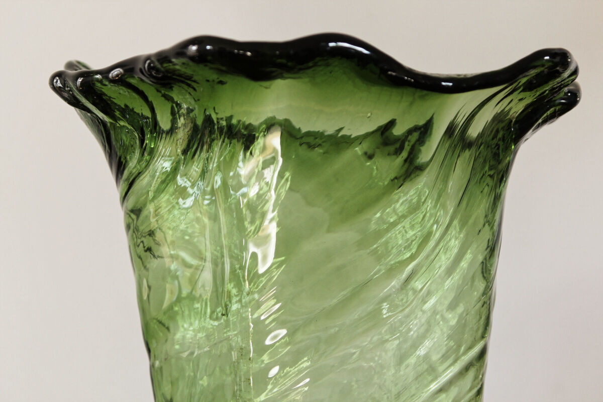 Vase glass bottle, 30s