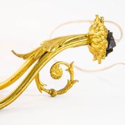 Victorian period brass floral wall