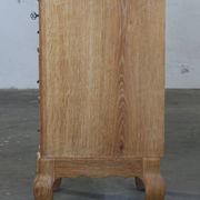 Vintage Mid-Century Danish Oak Baroque/Rococo style Commode