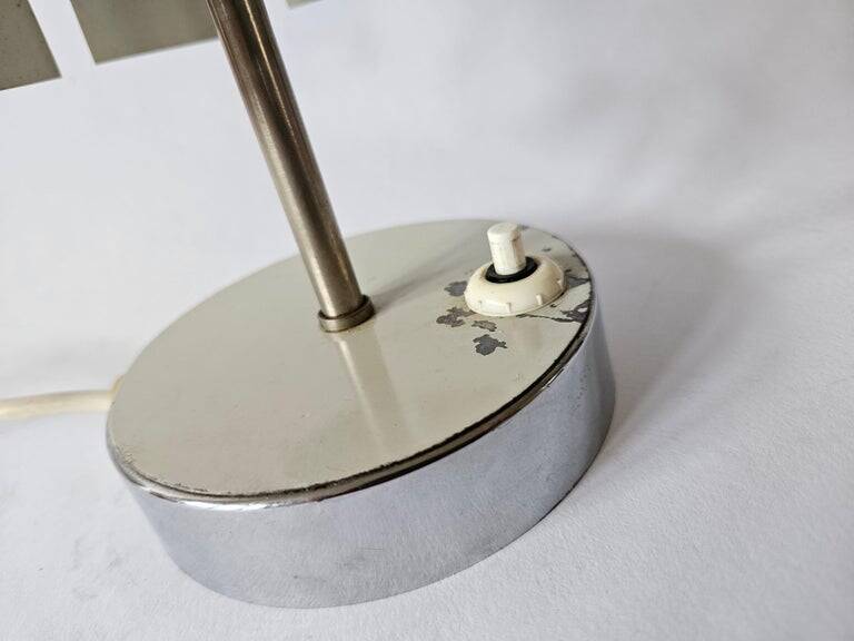 Very rare mid-century table lamp in the style of Max Sauze, France, 1970s