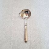 1940s Art Deco Silver Plated Sauce Serving Spoon