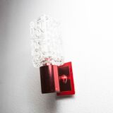 Pair of red wall light 1970