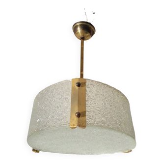 Glass pendant light 1970