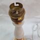 Pied de lampe en marbre