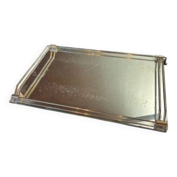 Plateau miroir vintage 1950