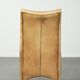Cow leather dining/side/desk chair with comfortable seat and a high back