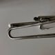 Modernist silver-plated metal trivet, hallmarked 1960