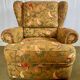 Vintage wingback chair, Burov brand, 1990s.