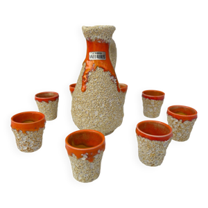 Service à liqueur vallauris