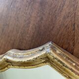 Gilded mirror of style Louis XV sober 32 X 22