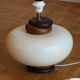 Kostka ceramic and wood lamp foot 400mm