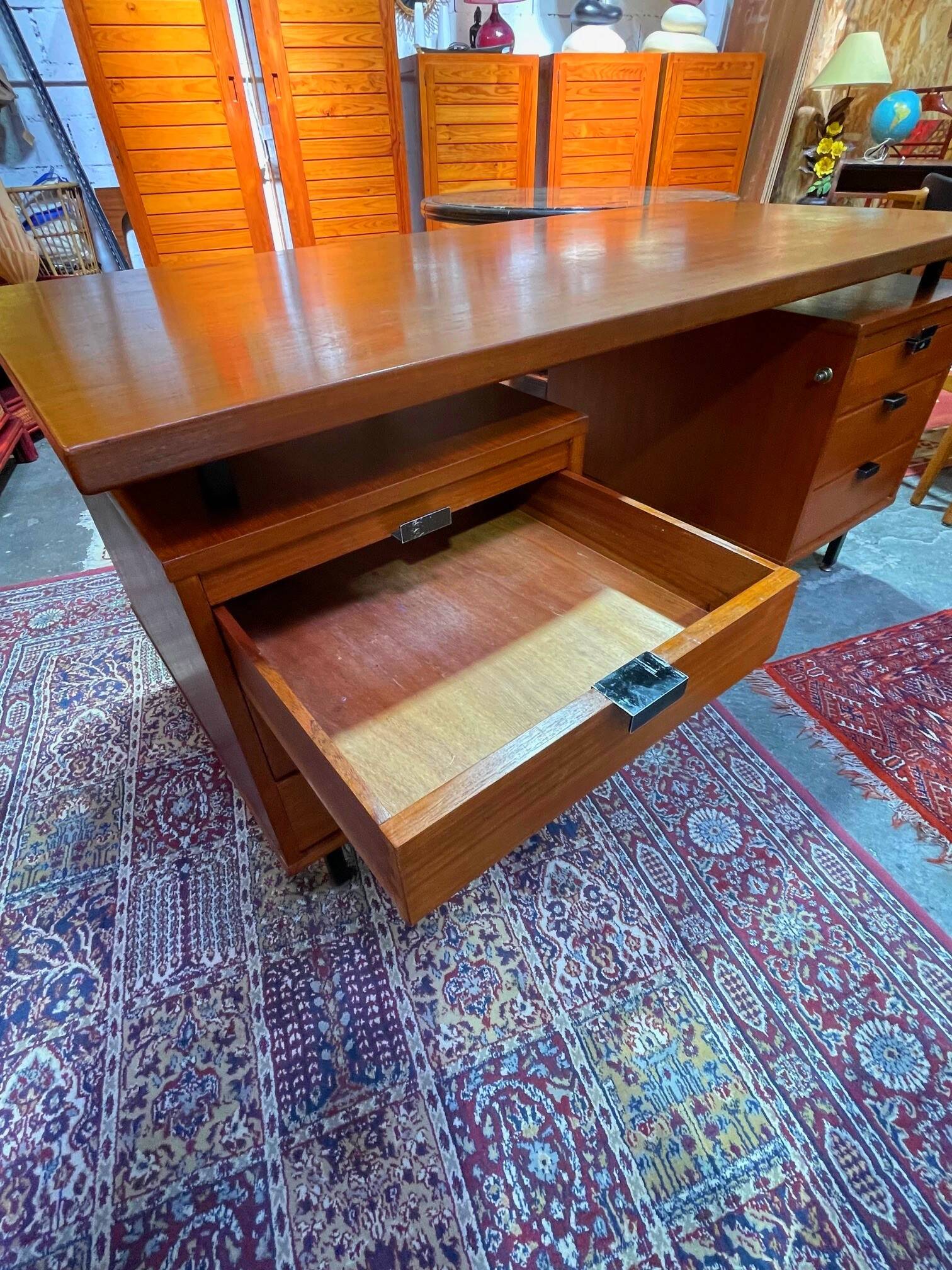 Bureau vintage par Jacques Hitier années 50